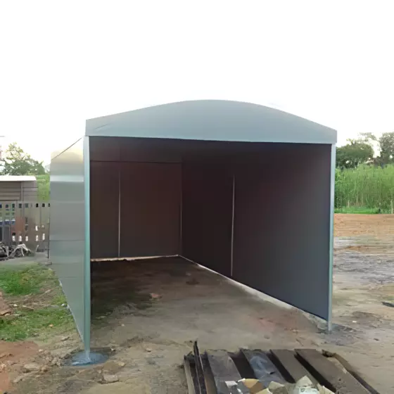 Equipe instalando Toldo Fixo de Lona para Loja em Saltinho