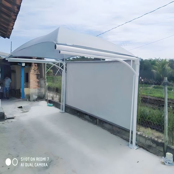 Sombreadores para Estacionamento de Farmácia em Santa Bárbara D’Oeste instalada