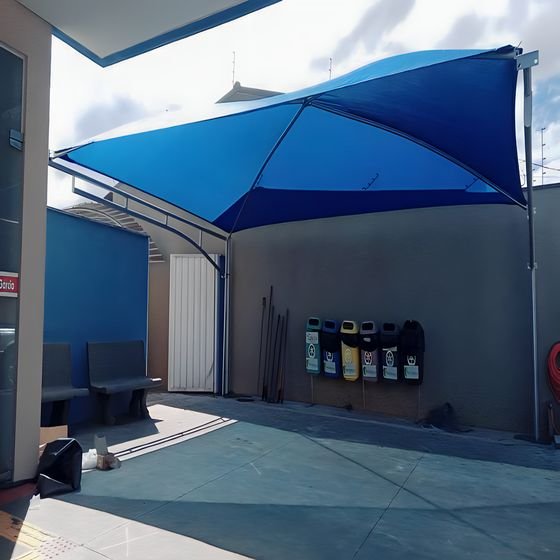 Sistema de Sombreadores para Estacionamento de Farmácia em Santa Bárbara D’Oeste