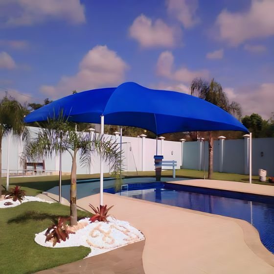 Instalação residencial de sombreador