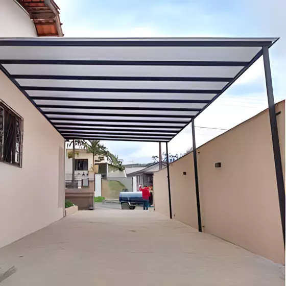 Cobertura de Policarbonato para Garagem em São Bernardo do Campo instalado
