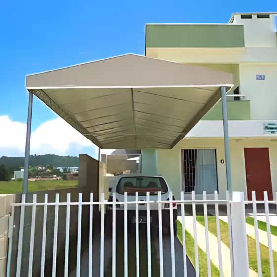 Ajuste De Toldo Cortina Transparente Em Saltinho instalada