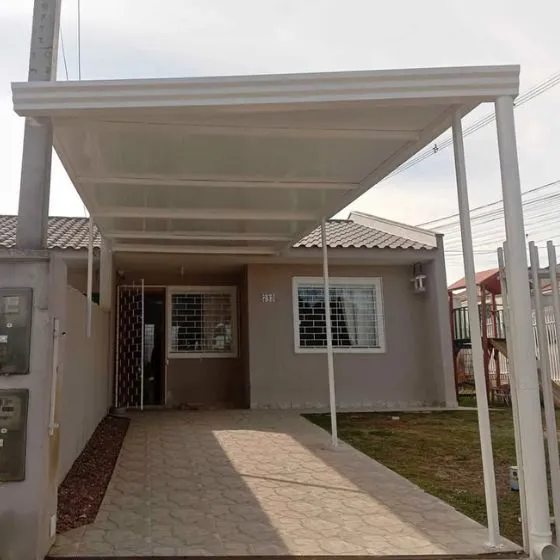 Cobertura de telha forro EPS em residência