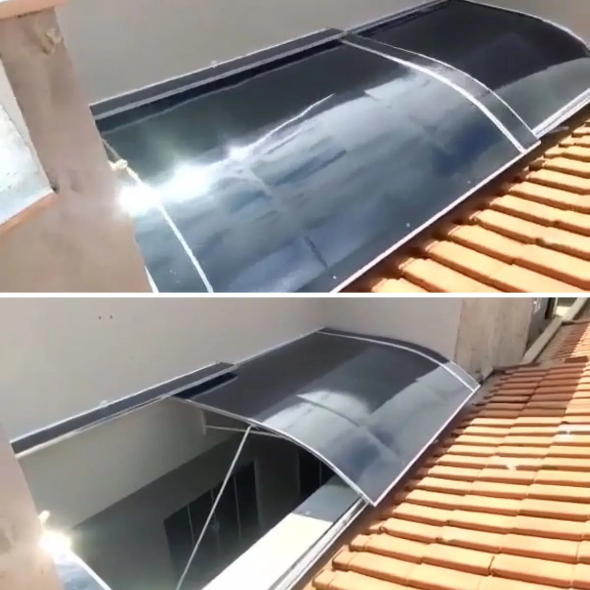 Cobertura retrátil em sacada de apartamento